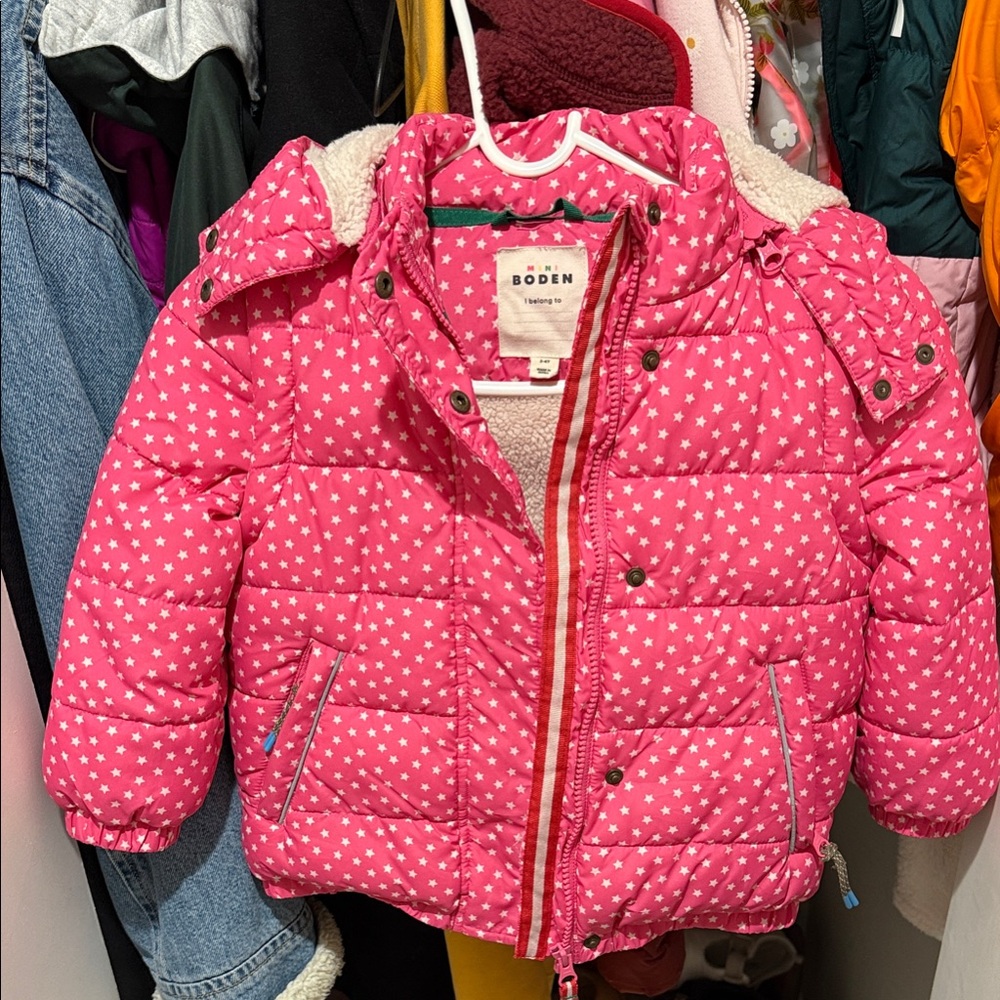 Mini Boden 2 in 1 padded coat